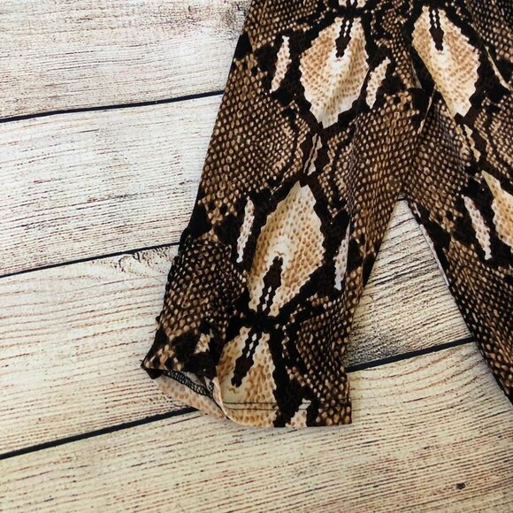 WHBM Snakeskin Print SNAKE Shirtdress Size XXS - Picture 6 of 9